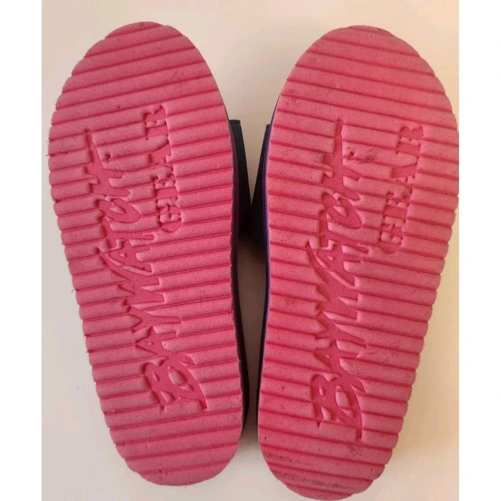 Vtg Baywatch Gear Slides Sandals Flip Flops Womens Neon Purple Pink Blue 1995
